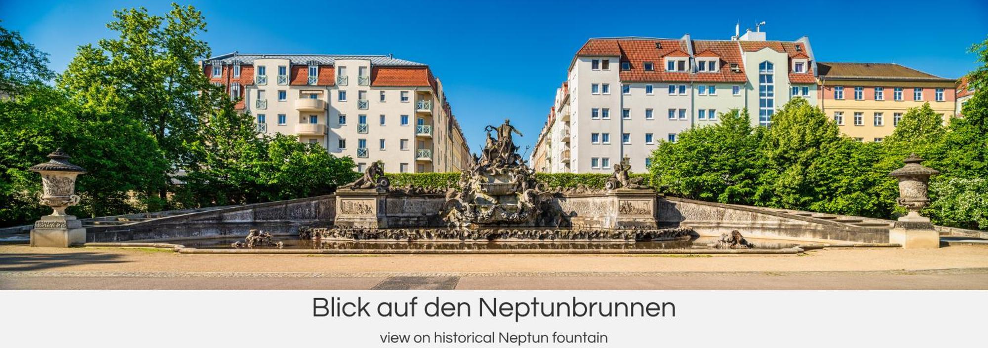 "Neptunblick"- Naehe Altstadt - Ruhig - Balkon - Parkplaetze Dresde Exterior foto