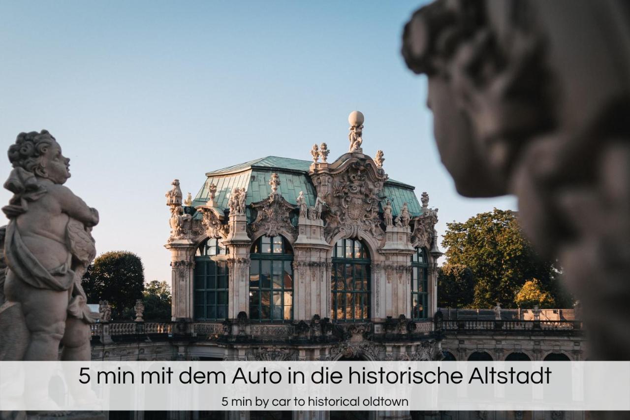 "Neptunblick"- Naehe Altstadt - Ruhig - Balkon - Parkplaetze Dresde Exterior foto